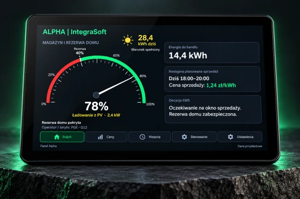 Czarny panel ALPHA zarządzania energią.png